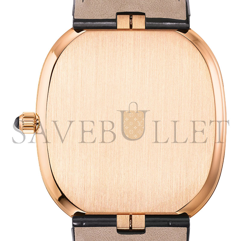 pat*k phi1i*pe G01den ellipse black dial rose gold watch ref. 5738r-001
